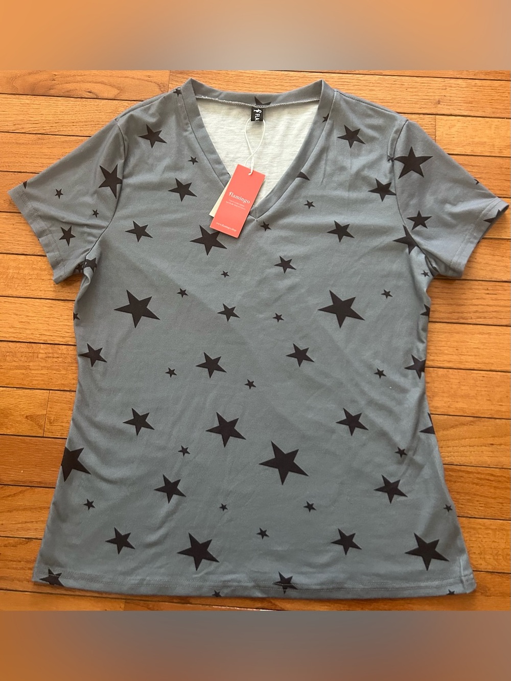 FLAMINGO Star T-Shirt Size L NWT
